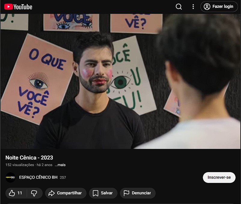 YouTube - Apresentação Noite Cênica - 27/04/2023